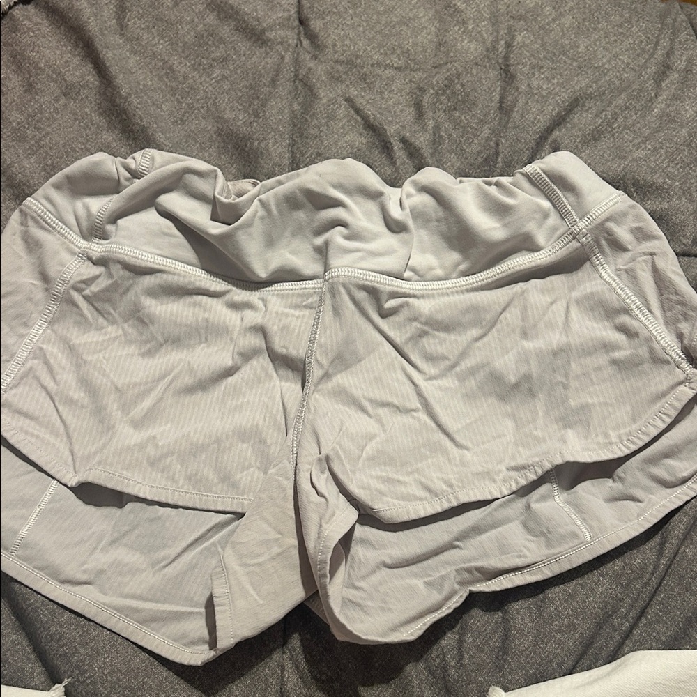 Women's white Lulu lemon shorts size 4